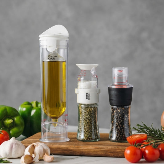 Precise Cook Complete Kit — Measure Mate, Grinder King and Flavor Press